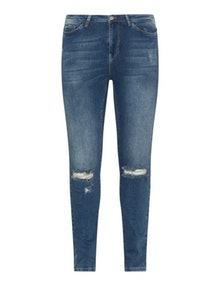 Junarose Ripped skinny jeans Blue