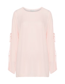 Baylis and May Tie detail top Pink