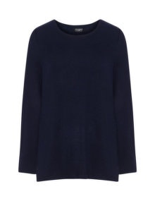 Via Appia Due Marl fine knit jumper Blue / Black