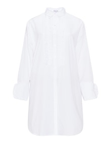 Miss Y by Yoek Ruffle detail shirt  White