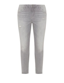 Silver Jeans Distressed skinny jeans Light-Grey