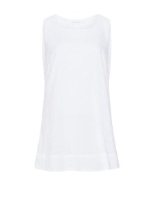 Mes Soeurs Et Moi A-line broderie anglaise top White