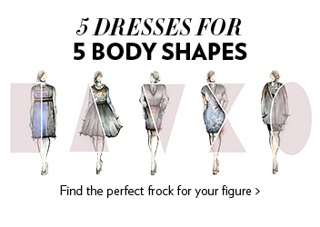 5 dresses for 5 body shapes