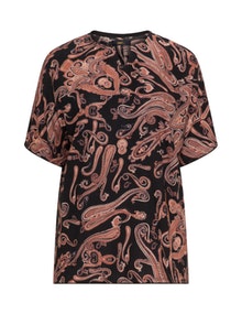 DNY Paisley print blouse Black / Multicolour