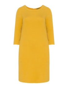 5 Hearts Fitted jersey dress  Yellow