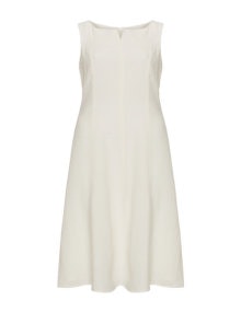 navabi Linen summer dress Ivory-White