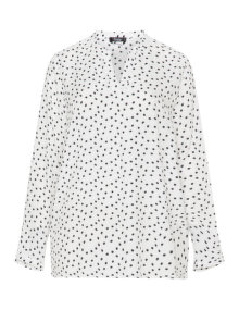 Frapp Printed blouse Cream / Black