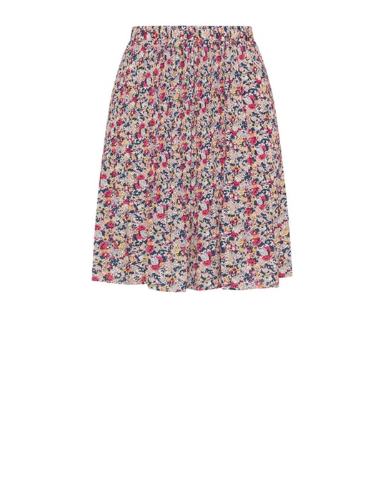 Zizzi Floral plisse skirt Multicolour