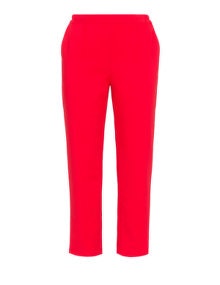 Arched Eyebrow for navabi High-waist tapered trousers Red
