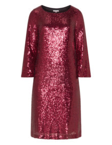 Baylis and May Sequin dress Red