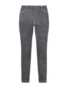 Robell Faded slim fit trousers Anthracite