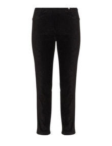 Robell Faux suede trousers Black