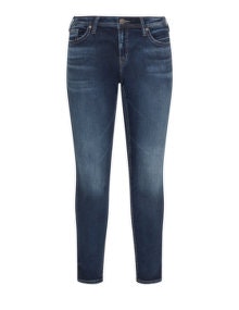 Silver Jeans Ankle grazer washed out effect jeans  Blue