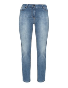 Aprico Distressed slim fit jeans Light-Blue