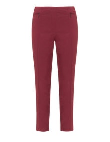 Manon Baptiste Pleated bengaline trousers  Bordeaux-Red