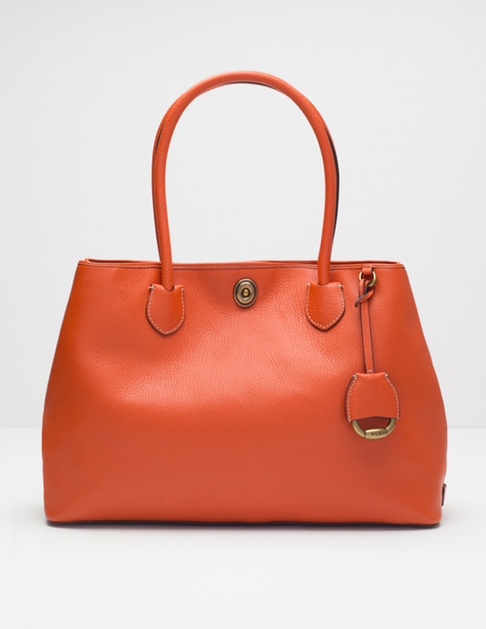 Lauren Ralph Lauren Leather tote bag Orange