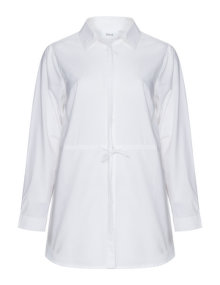 Zizzi Drawstring shirt  White