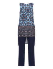 Baylis and May Two-piece jumpsuit Dark-Blue / Multicolour