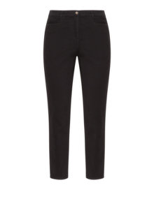 Manon Baptiste 5-pocket- design cotton-blend trousers  Black