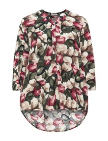 Gozzip Leaf print blouse Multicolour
