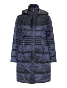 Polarbear Hooded quilted jacket Dark-Blue