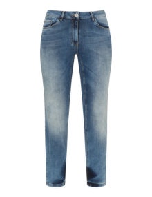 Frapp Faded straight cut jeans Blue