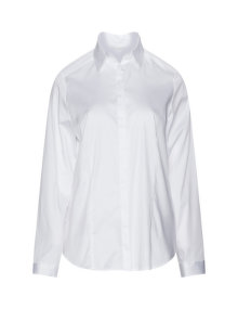 Eterna Stretch cotton blend shirt White