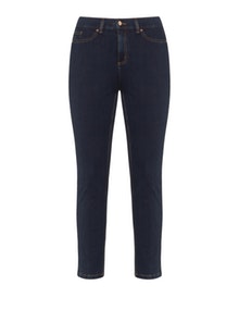 Ashley Graham for Marina Rinaldi Ankle-length slim fit jeans Dark-Blue