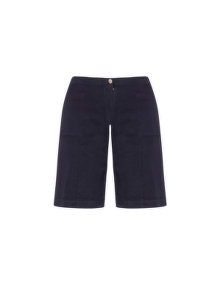 Mes Soeurs Et Moi Linen-cotton Bermuda shorts Blue
