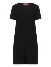 Marina Rinaldi Sport Coated knit dress  Black