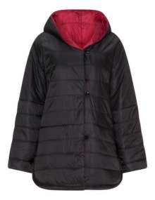 Doris Streich Reversible quilted jacket Black / Red
