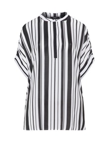 Frapp Striped tunic  Black / White