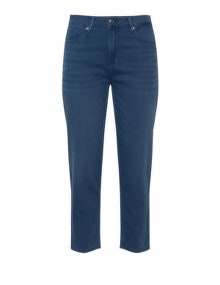 Mat Textured slim fit jeans Blue