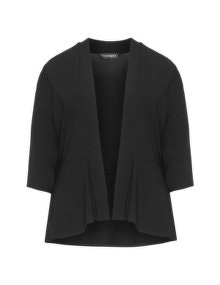 Doris Streich Open jersey jacket Black