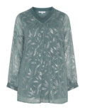 Metallic print tunic