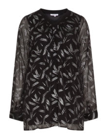 Zhenzi - Metallic print tunic