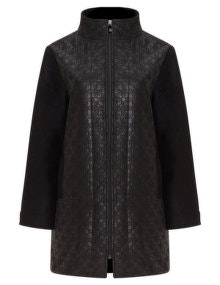 Karin Paul Houndstooth jacquard jacket Black