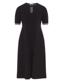 Mat Wide, flared jumpsuit Black / White