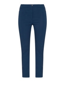 Jennifer Bryde Animal print cropped trousers Blue