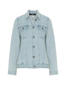Simply Be - Embroidered denim jacket