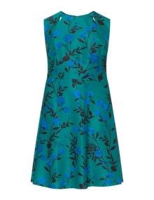 Studio 8 Floral print dress Green / Blue