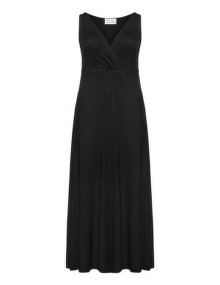 Dresses Unlimited Wrap over maxi dress Black