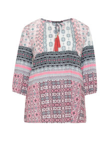 Jette Tassel blouse Multicolour