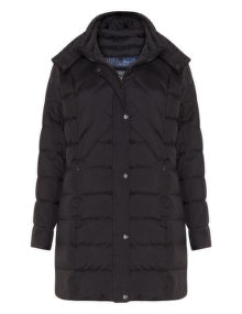Lower Eastside Hooded quilted jacket Black