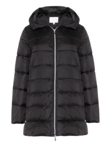 Lower Eastside Quilted hooded jacket Black