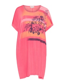 Caya Coco Sunset print jersey tunic Multicolour