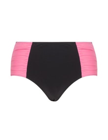 Junarose Colour contrast bikini bottoms  Black / Pink