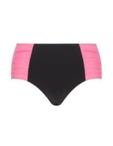 Junarose Colour contrast bikini bottoms  Black / Pink