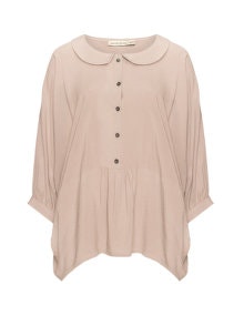 Isolde Roth Peter pan collar blouse Light-Brown