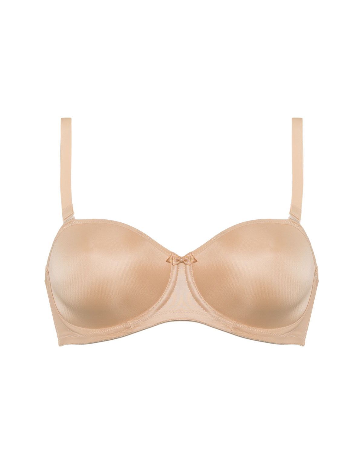 Smoothing moulded strapless bra by
Elomi